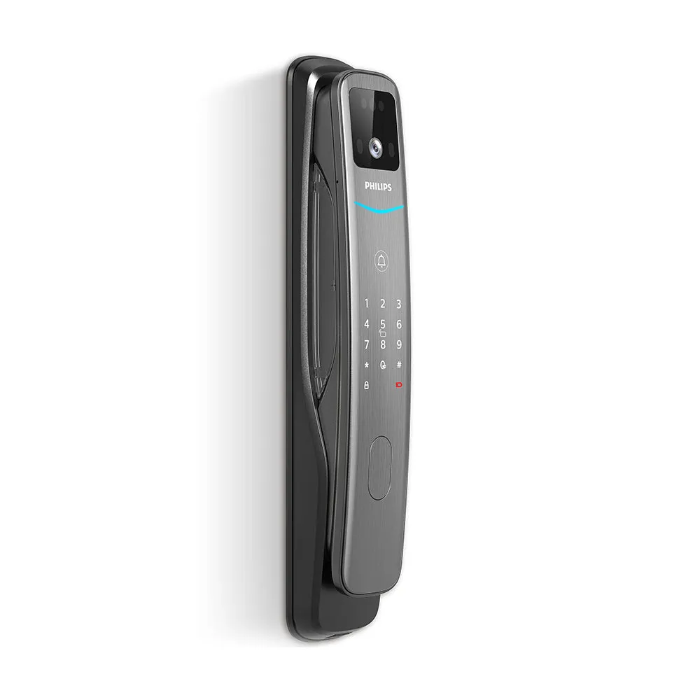 Electronic lock Philips 702-FVP, biometric, black