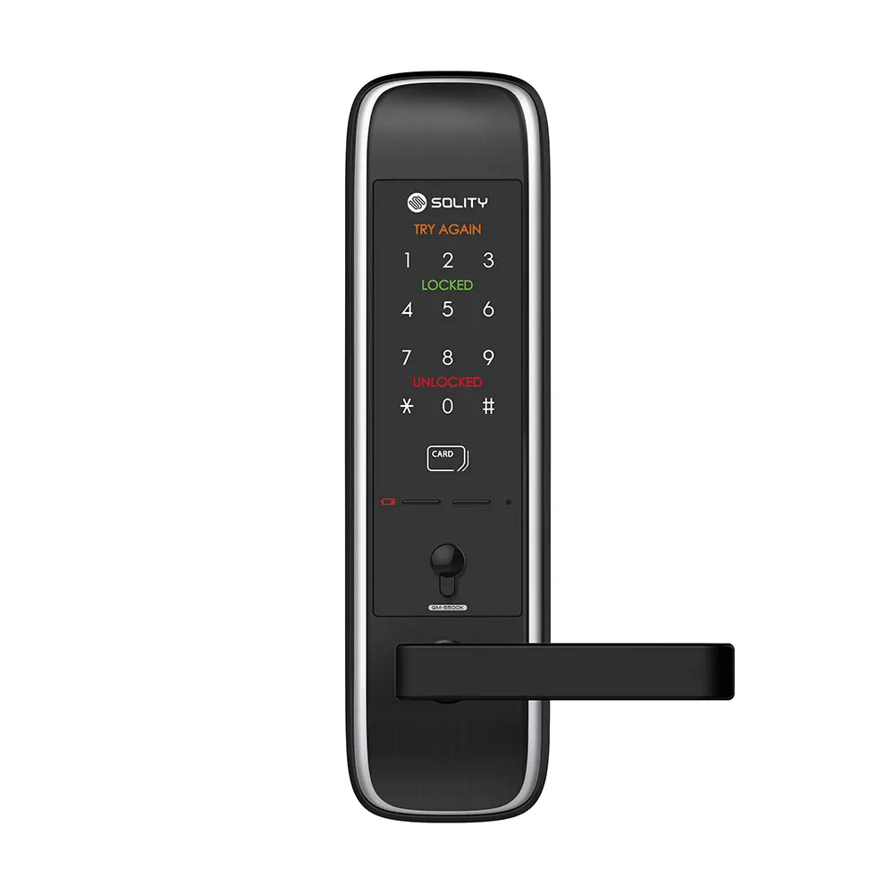 Electronic lock Solity GM-5500FK, coded, black