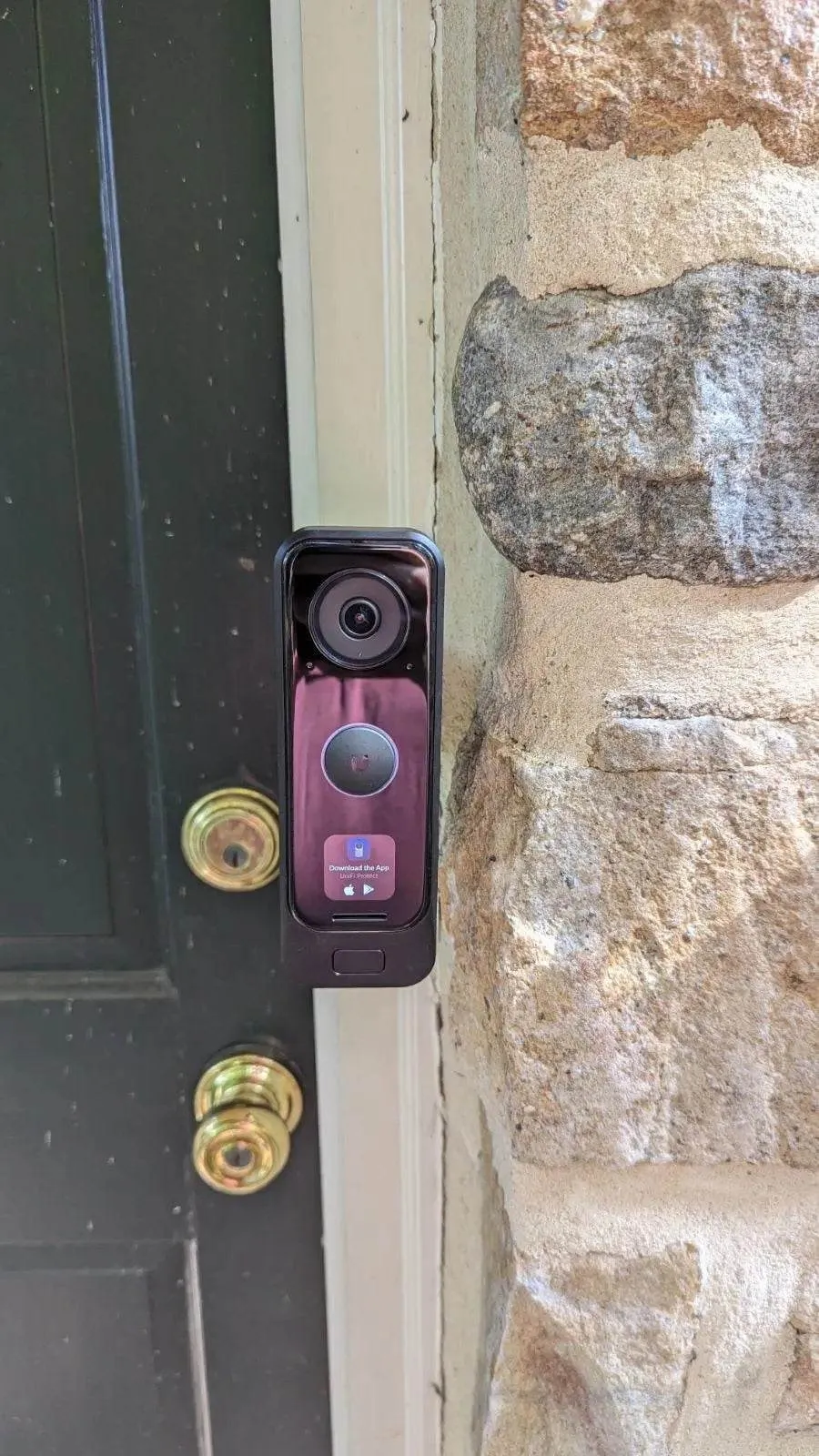 Eufy Doorbell Brick Extension - 9/16in Wide Base, Offset Over Brick
