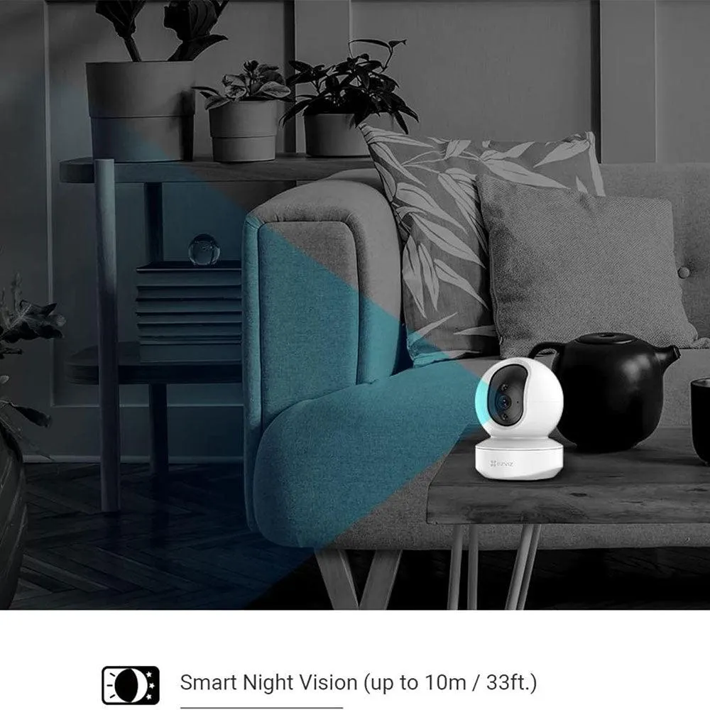 EZVIZ CS-H6C Wi-Fi Pan & Tilt Indoor Security Camera 4MP 4mm (Mic)