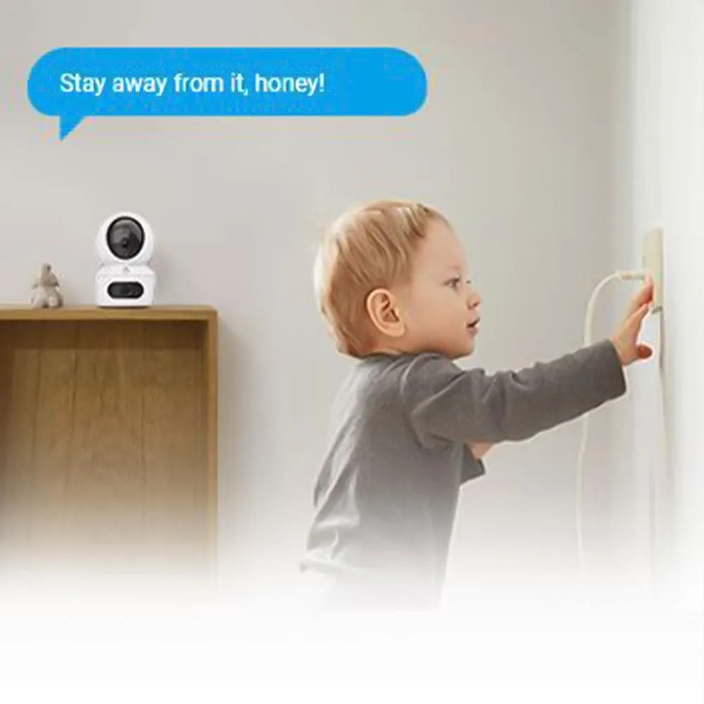 EZVIZ CS-H7C-R100-8G44WF Dual Lens Wi-Fi Pan & Tilt Indoor Security Camera 2K  4MP 2.8-6mm (Mic) (Full Color)