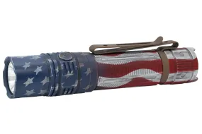 Fenix PD36R V2 Tactical LED Flashlight - US Flag Cerakote Finish