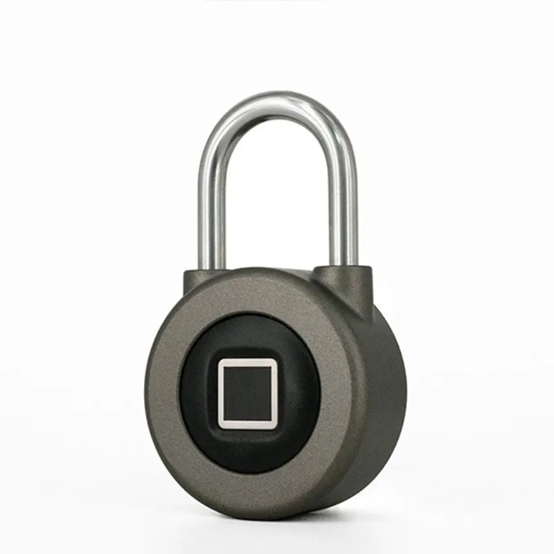 Fingerprint Intelligent Electric Lock Waterproof APP Bluetooth Padlock Keyless Smart Lock Secure Door Locks Anti-theft