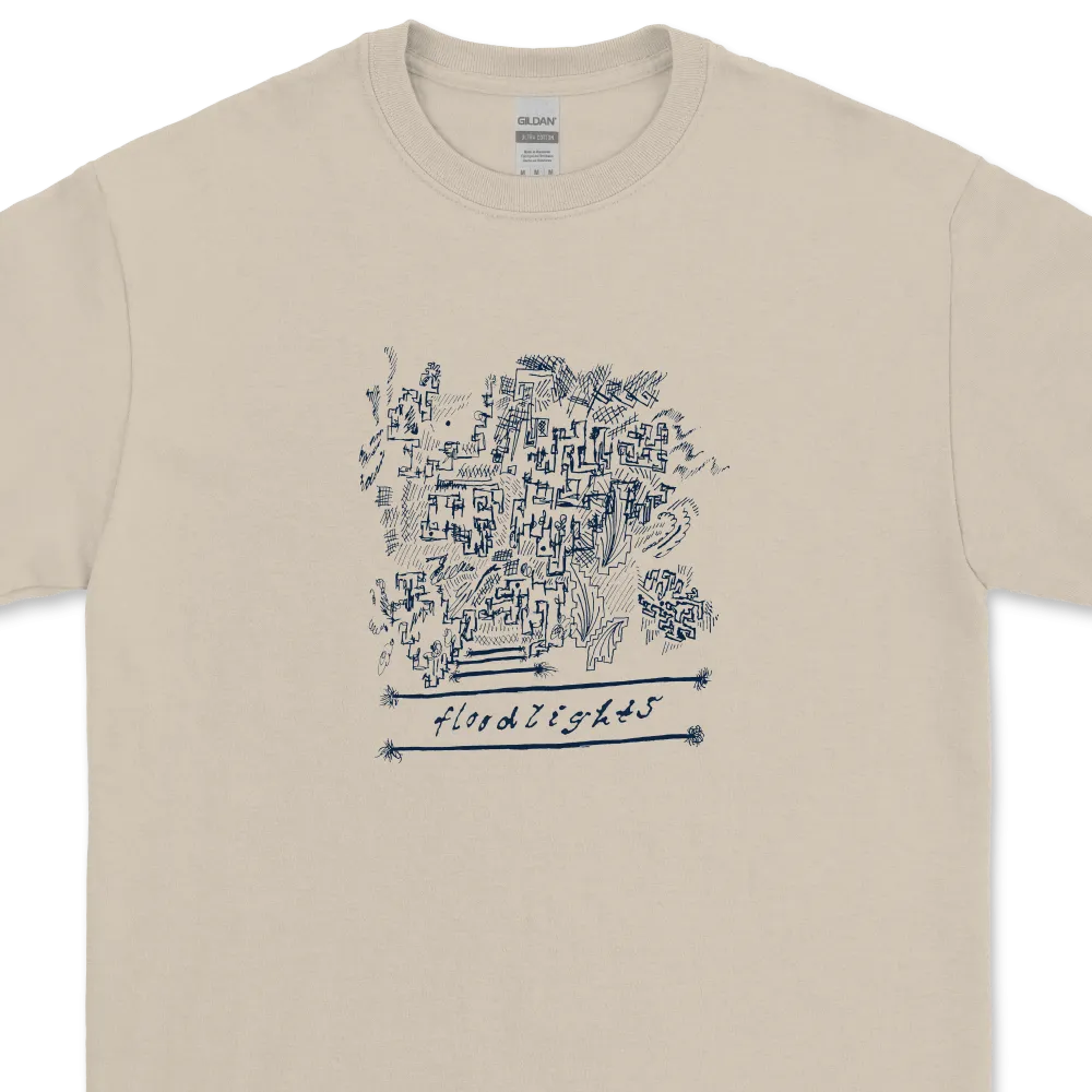 Floodlights / Sketch Natural T-Shirt