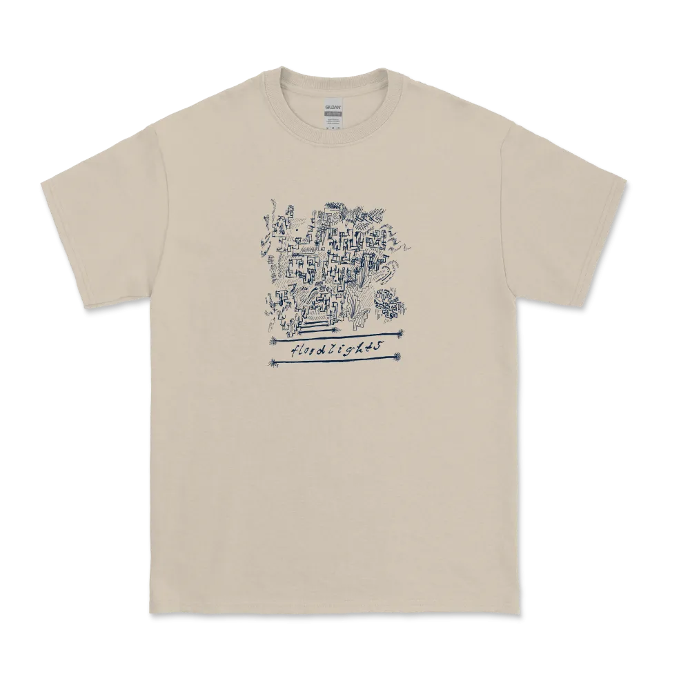 Floodlights / Sketch Natural T-Shirt