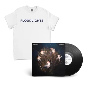 Floodlights / Underneath Vinyl & Type Tee White Bundle ***PRE ORDER***