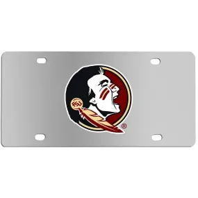 Florida St. Seminoles Steel License Plate Wall Plaque