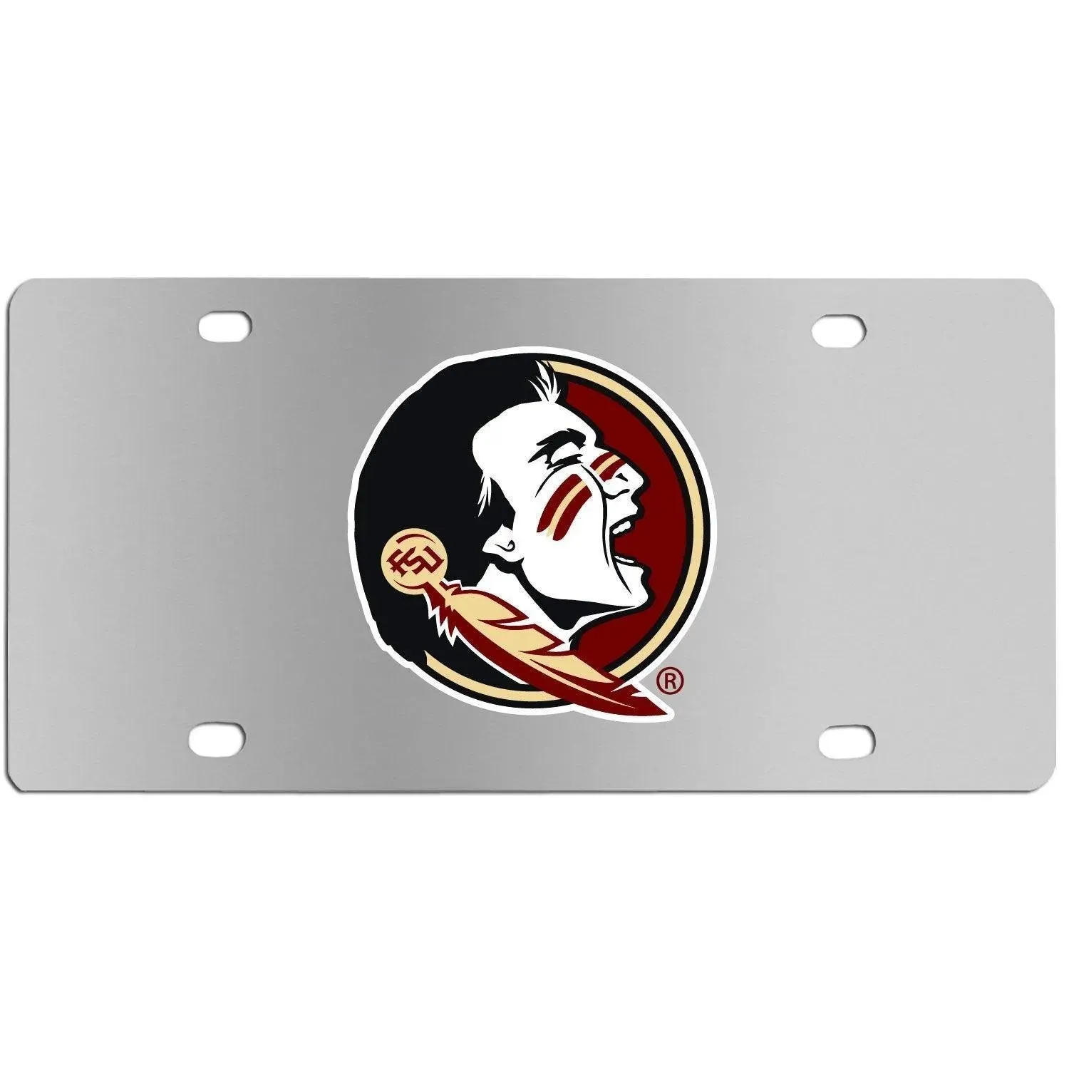 Florida St. Seminoles Steel License Plate Wall Plaque