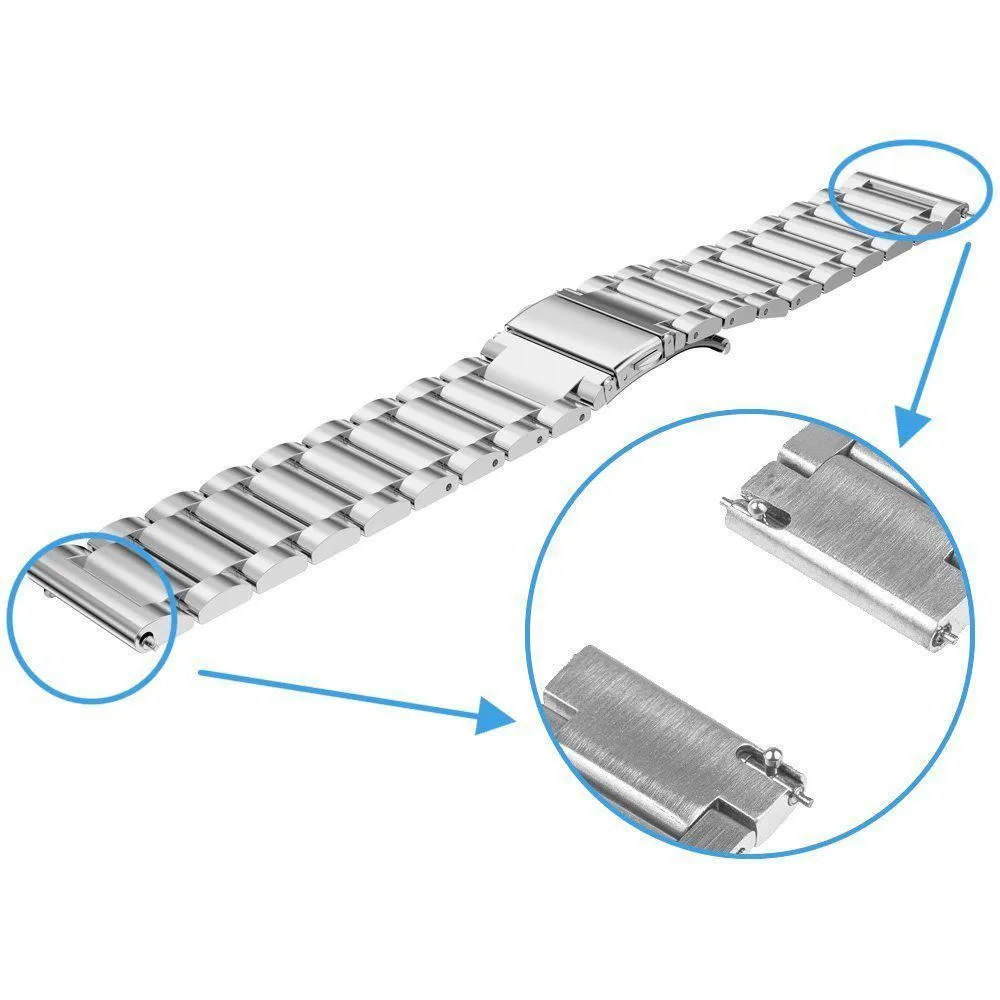 gt strap for samsung galaxy watch band 46mm active S3 Frontier/Classic watchband metal bracelet belt  film tool