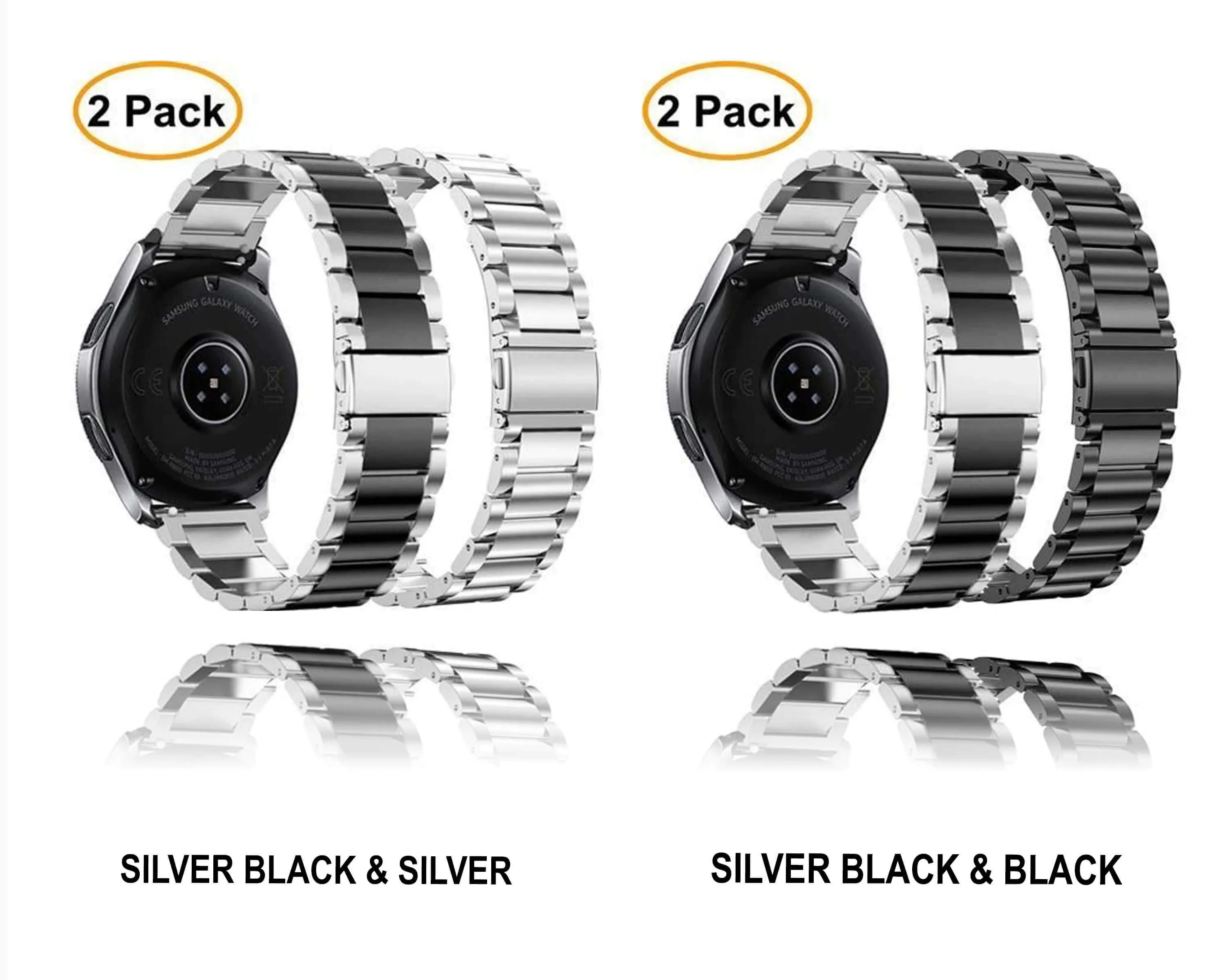 gt strap for samsung galaxy watch band 46mm active S3 Frontier/Classic watchband metal bracelet belt  film tool
