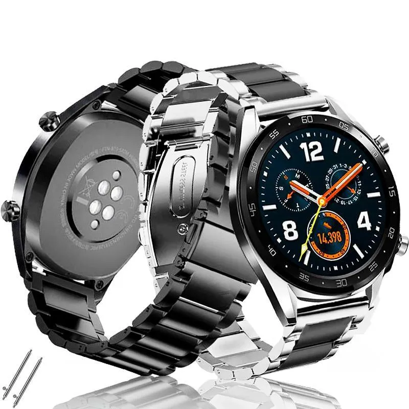 gt strap for samsung galaxy watch band 46mm active S3 Frontier/Classic watchband metal bracelet belt  film tool