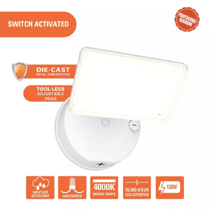 Halo TGS 27W LED Security Floodlight, Switch Activated
