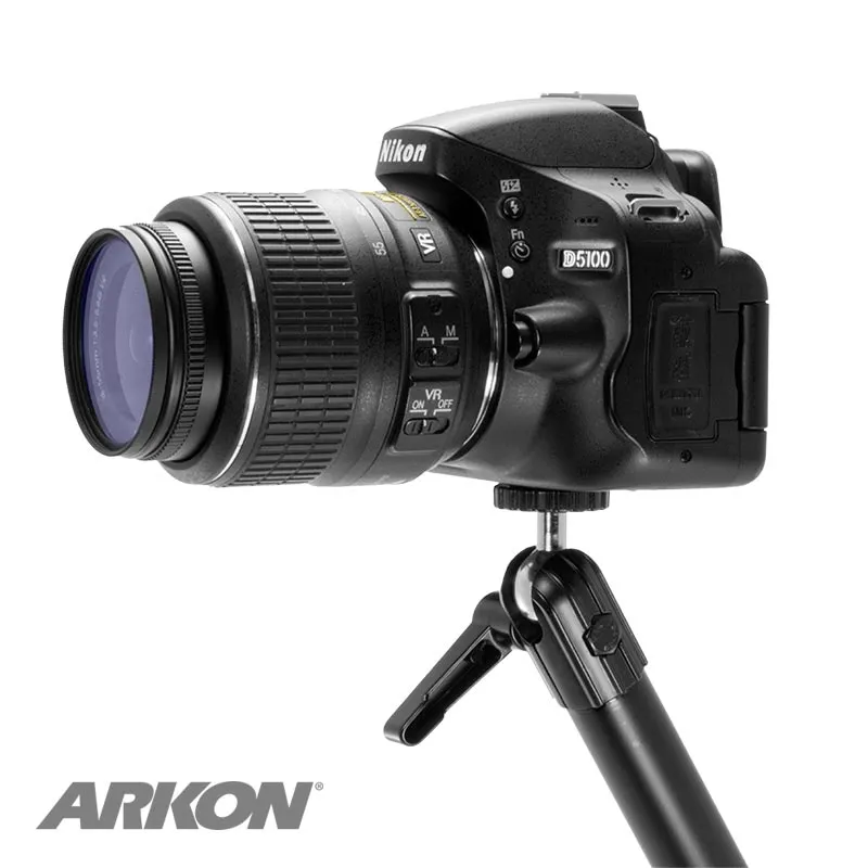 Heavy-Duty Drill-Base Camera Mount with 22" Adjustable Arm