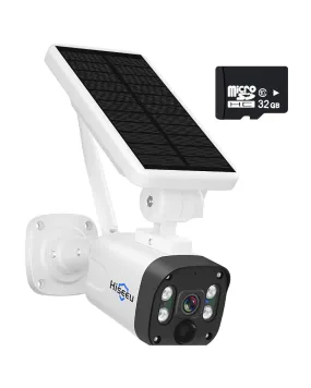 Hiseeu 4MP Solar Camera Battery Powered Outdoor Wireless Security Camera