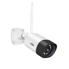 Hiseeu 5MP Spotlight Security Camera Wireless Outdoor, Home Security, Color Night Vision, 2.4Ghz WiFi Only, SD Card and Cloud Storage Supported, Work with Alexa
