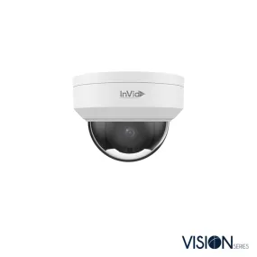 Invid VIS-P5DRIR28NH 5 Megapixel IP Plug & Play Outdoor Vandal Dome, 2.8mm