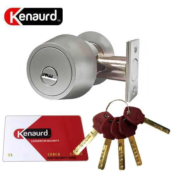 Key Controlled - Commercial Knob & Deadbolt Lockset Combo Bundle - 26D Satin Chrome