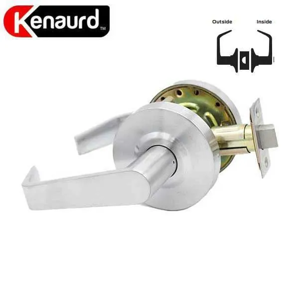 Key Controlled - Commercial Lever & Deadbolt Lockset Combo Bundle - 26D Satin Chrome