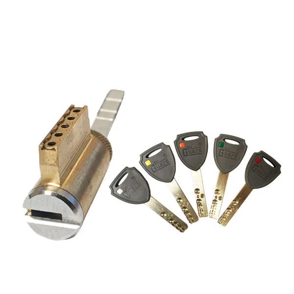Key Controlled - (Key-In-Knob) KIK Cylinder - 206 Keyway - 26D - Satin Chrome