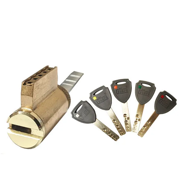 Key Controlled - (Key-In-Knob) KIK Cylinder - 206 Keyway - US3 - Polished Brass
