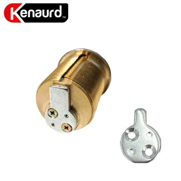 Key Controlled - Mortise Cylinder – 1-1/4″ –  US3 - Polished Brass