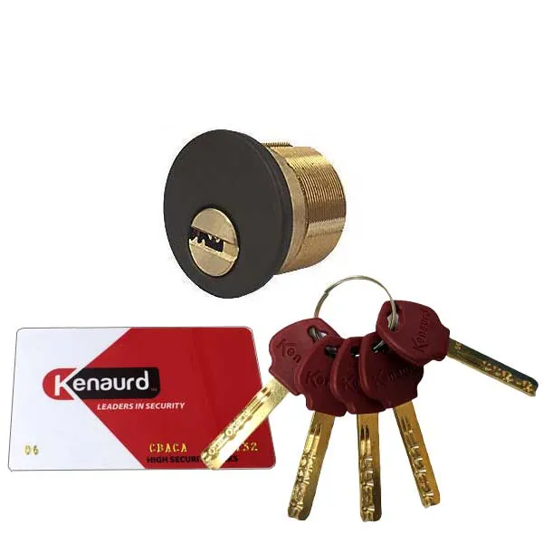 Key Controlled - Mortise Cylinder - 1" - 10B - Oil Rubbed Bronze