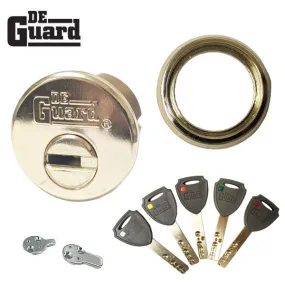Key Controlled - Mortise Cylinder- 1" - 206 Keyway - US3 - Polished Brass Key Controlled - Mortise Cylinder- 1" - 206 Keyway - US3 - Polished Brass