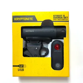 Kryptonite Street F-300 Headlight and Avenue R-30 Taillight Set