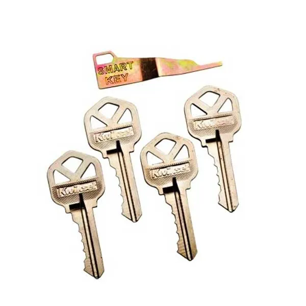 Kwikset - 83335 - SmartKey Rekeying Kit - 4 Cut Keys - Smart Key Locks