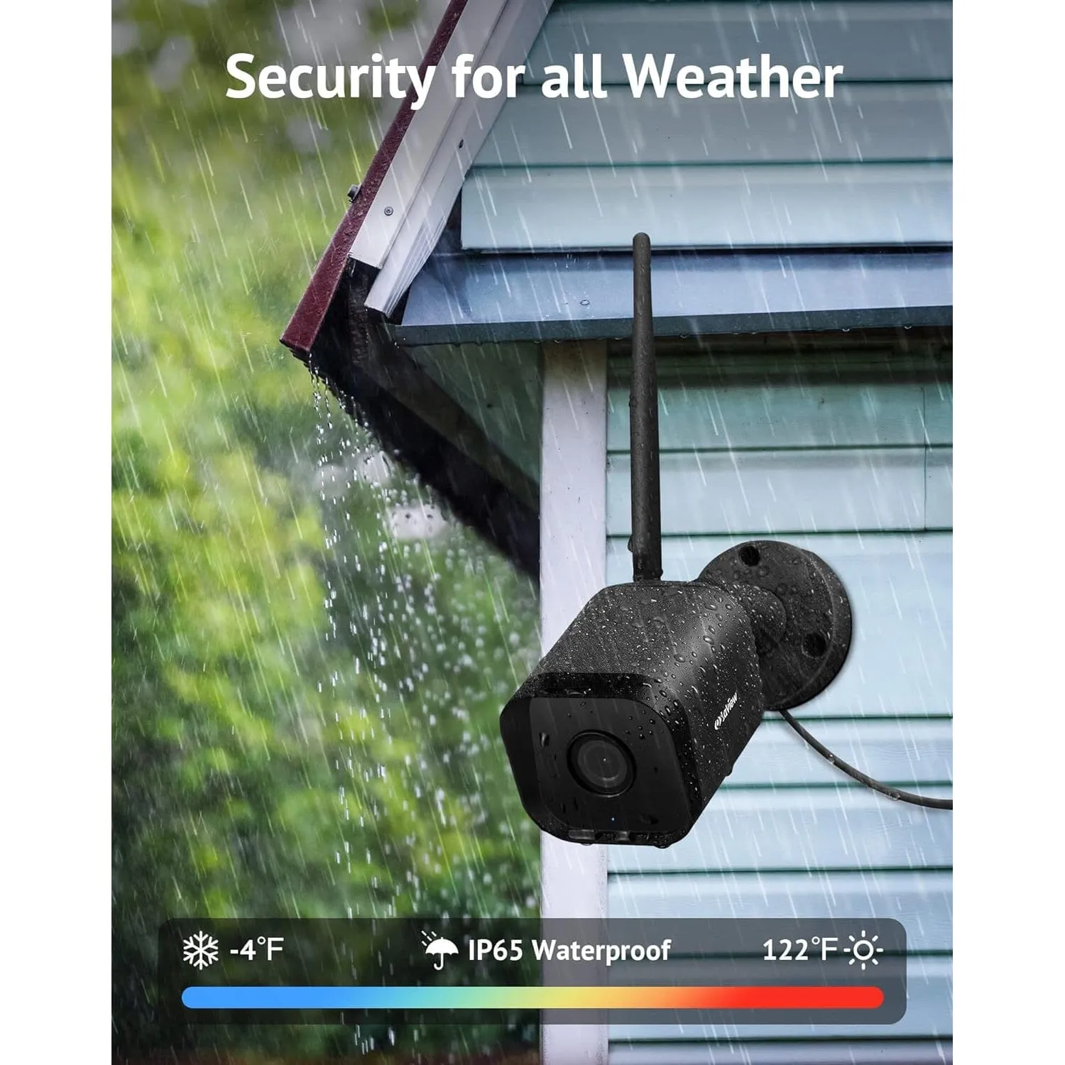 LaView Security Camera Outdoor 1080P HD Wi-Fi Camera  (Refurbished)