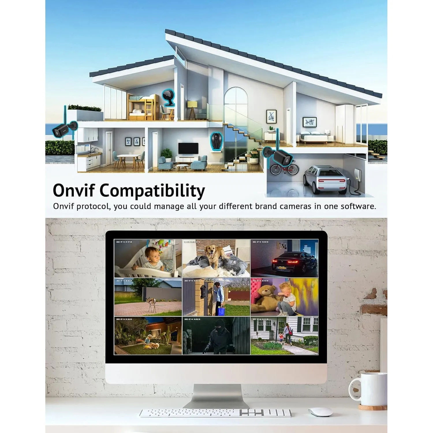 LaView Security Camera Outdoor 1080P HD Wi-Fi Camera  (Refurbished)