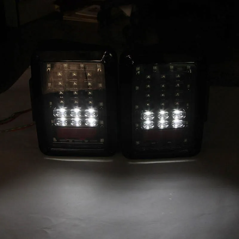 LED Tail Lights Rear Brake Turn Signal Reverse Lamp for Jeep Wrangler JK 2007-2017(American Version)