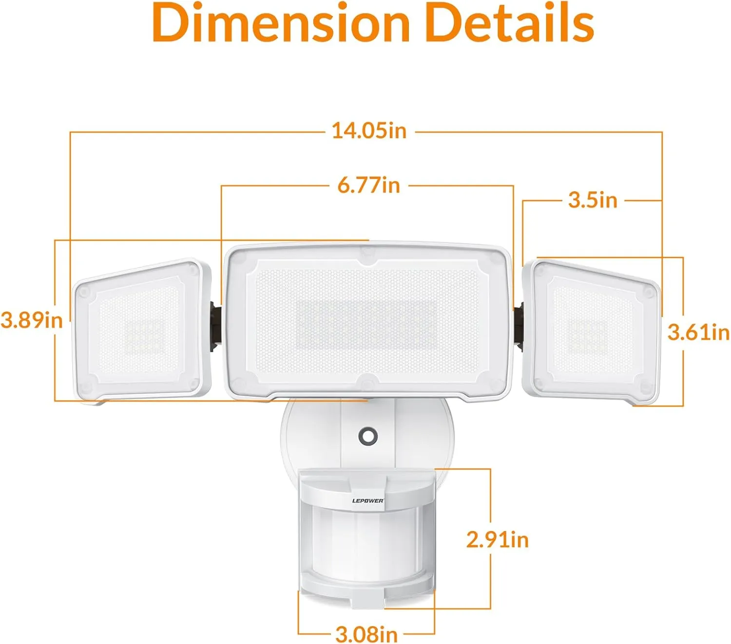 Lepower-tec 4200LM LED Security Lights