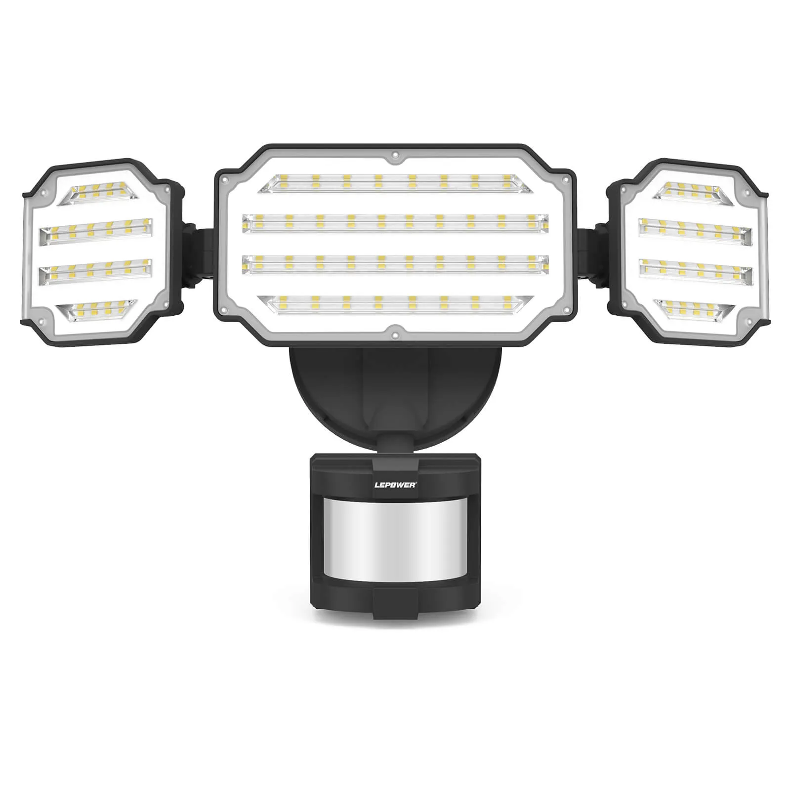 Lepower-tec 48W Motion Detection Security Lights Adjustable 5200lm