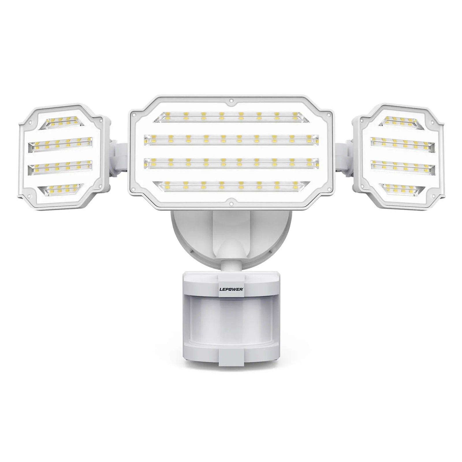 Lepower-tec 48W Motion Detection Security Lights Adjustable 5200lm