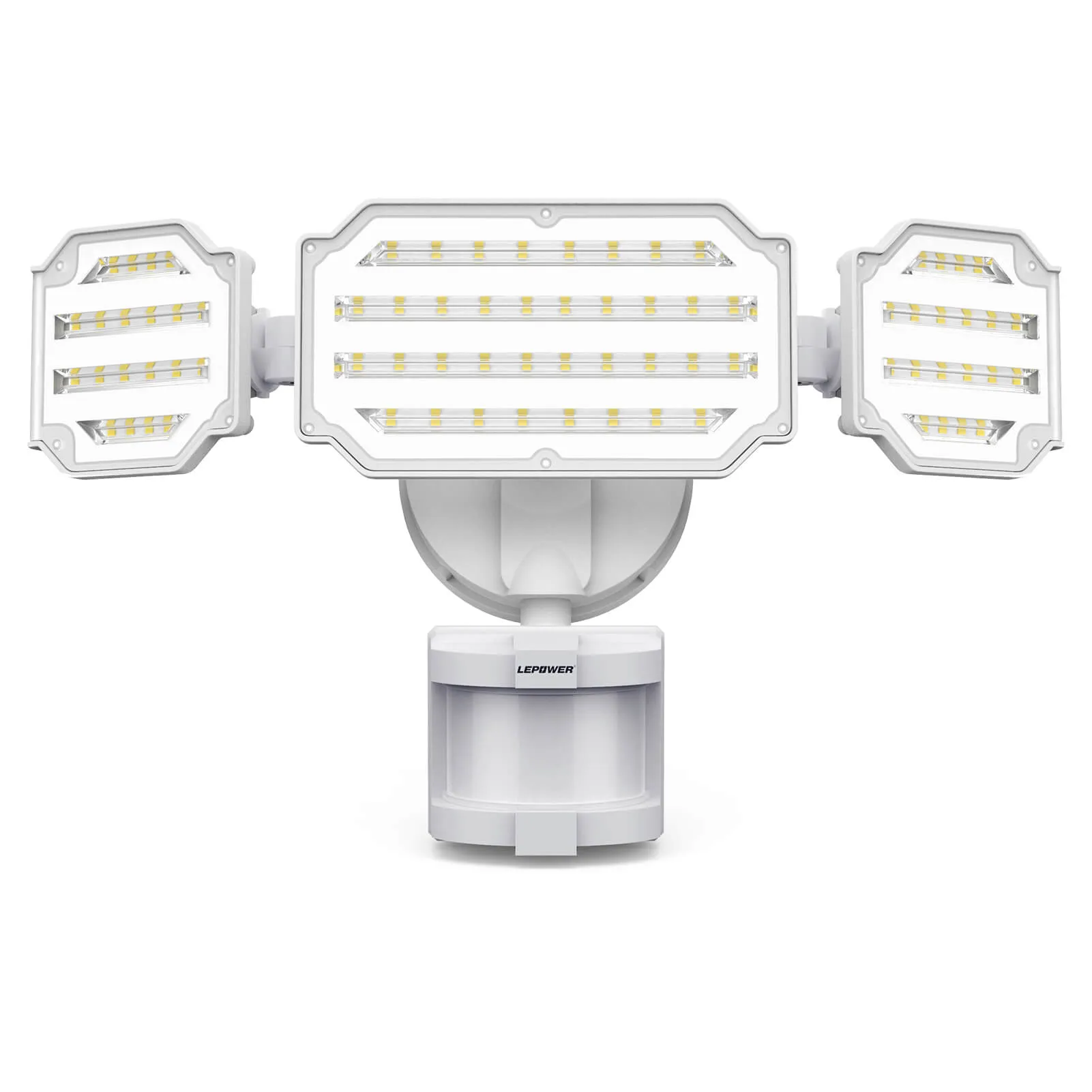 Lepower-tec 48W Motion Detection Security Lights Adjustable 5200lm