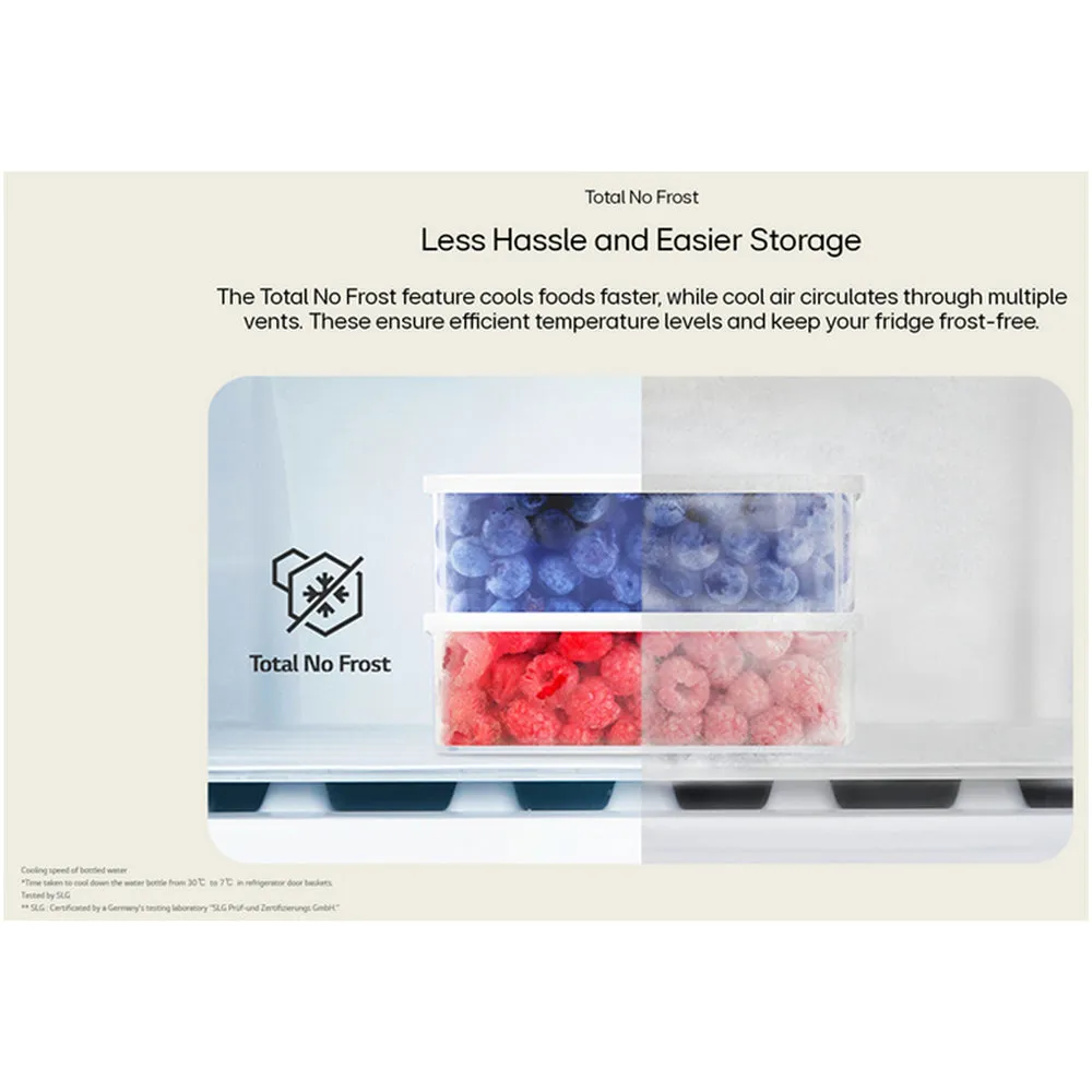 LG GSVV80PYLL Instaview Wifi Connected Frost Free American Fridge Freezer Silver