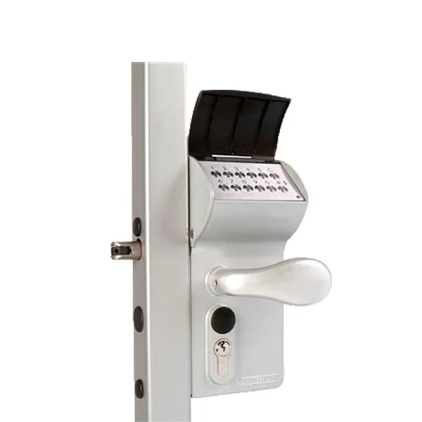 Locinox -  LOKQ4040Y2L9005VCAC - Valentino - Surface Mounted Battery Powered Code Lock - Aluminium