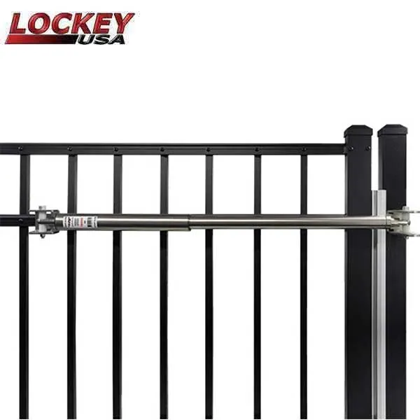 Lockey - TB - Adjustable Hydraulic Gate Closer - Stainless Steel (50-250lbs.)