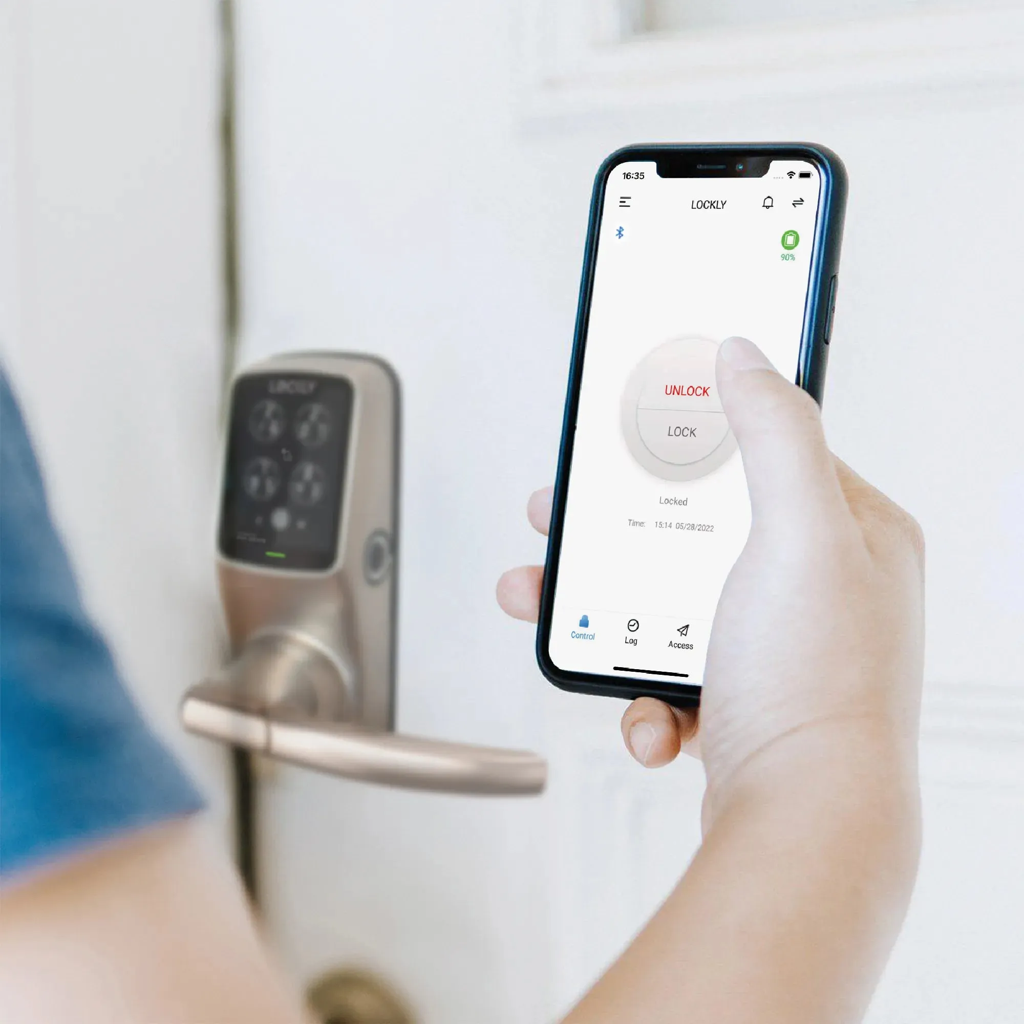 Lockly Secure Plus Special Latch Edition with RFID Card Access