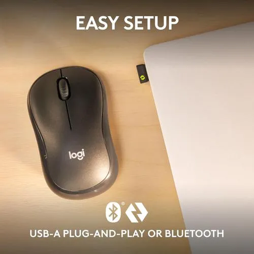 Logitech M240 for Business, Silent Wireless Mouse