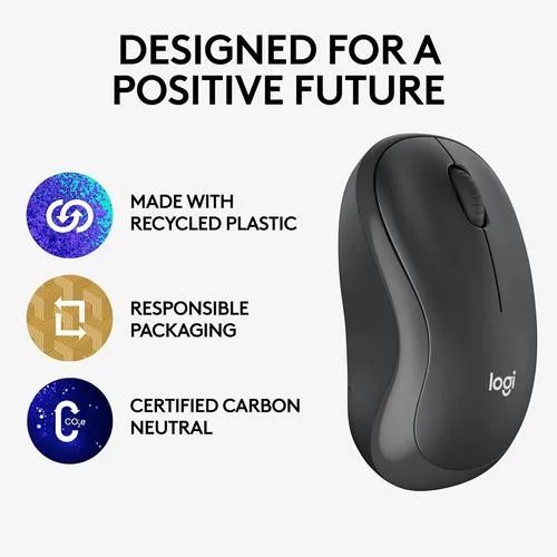 Logitech M240 for Business, Silent Wireless Mouse
