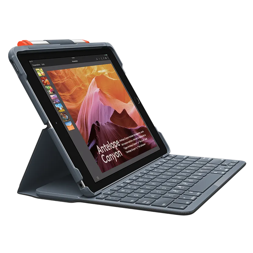 Logitech Slim Smart Keyboard Case for iPad  - Black