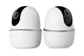 Lorex 2K Pan-Tilt Indoor Wi-Fi Security Camera 2-pack