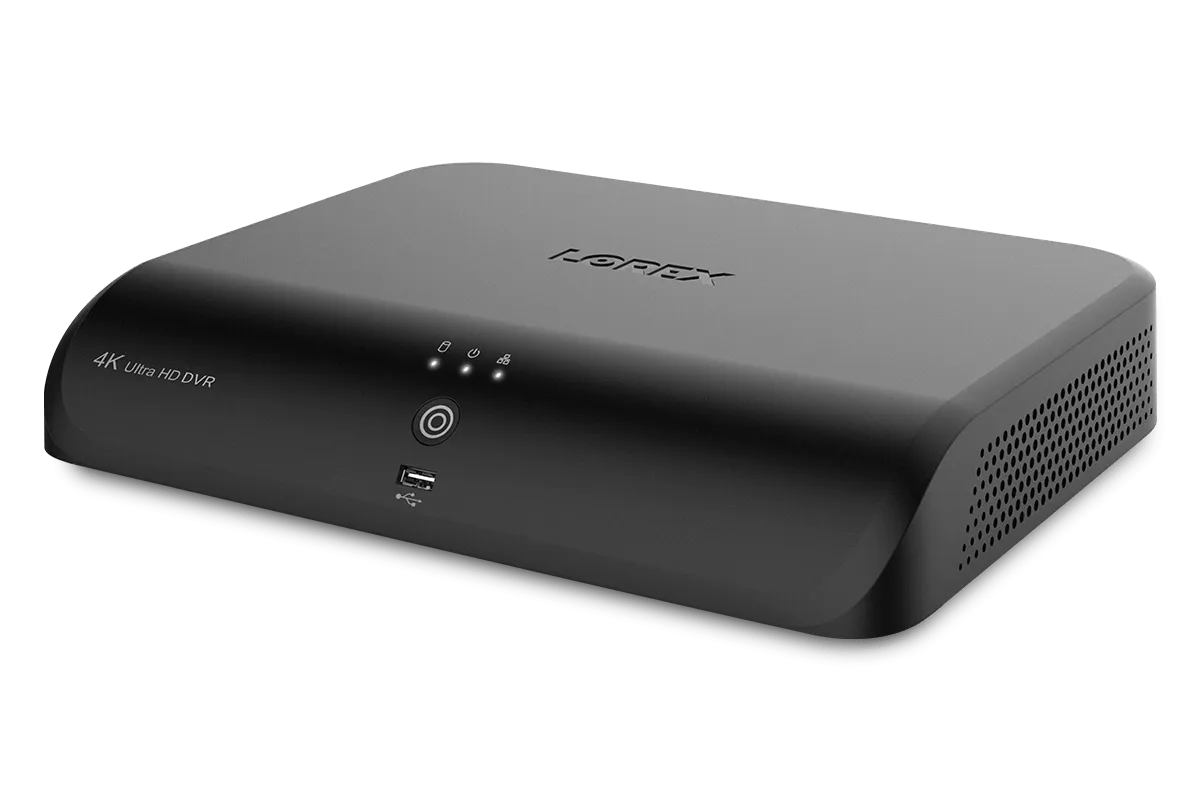 Lorex Fusion 4K 12 Camera Capable (8 Wired   4 Wi-Fi) 2TB DVR System with Two 2K Pan-Tilt Outdoor Wi-Fi Cameras