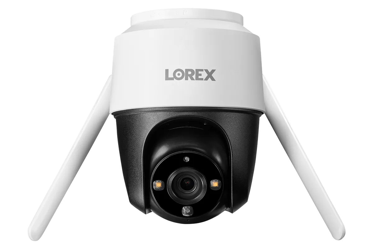 Lorex Fusion 4K 12 Camera Capable (8 Wired   4 Wi-Fi) 2TB DVR System with Two 2K Pan-Tilt Outdoor Wi-Fi Cameras