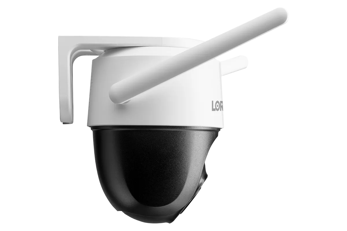 Lorex Fusion 4K 12 Camera Capable (8 Wired   4 Wi-Fi) 2TB DVR System with Two 2K Pan-Tilt Outdoor Wi-Fi Cameras