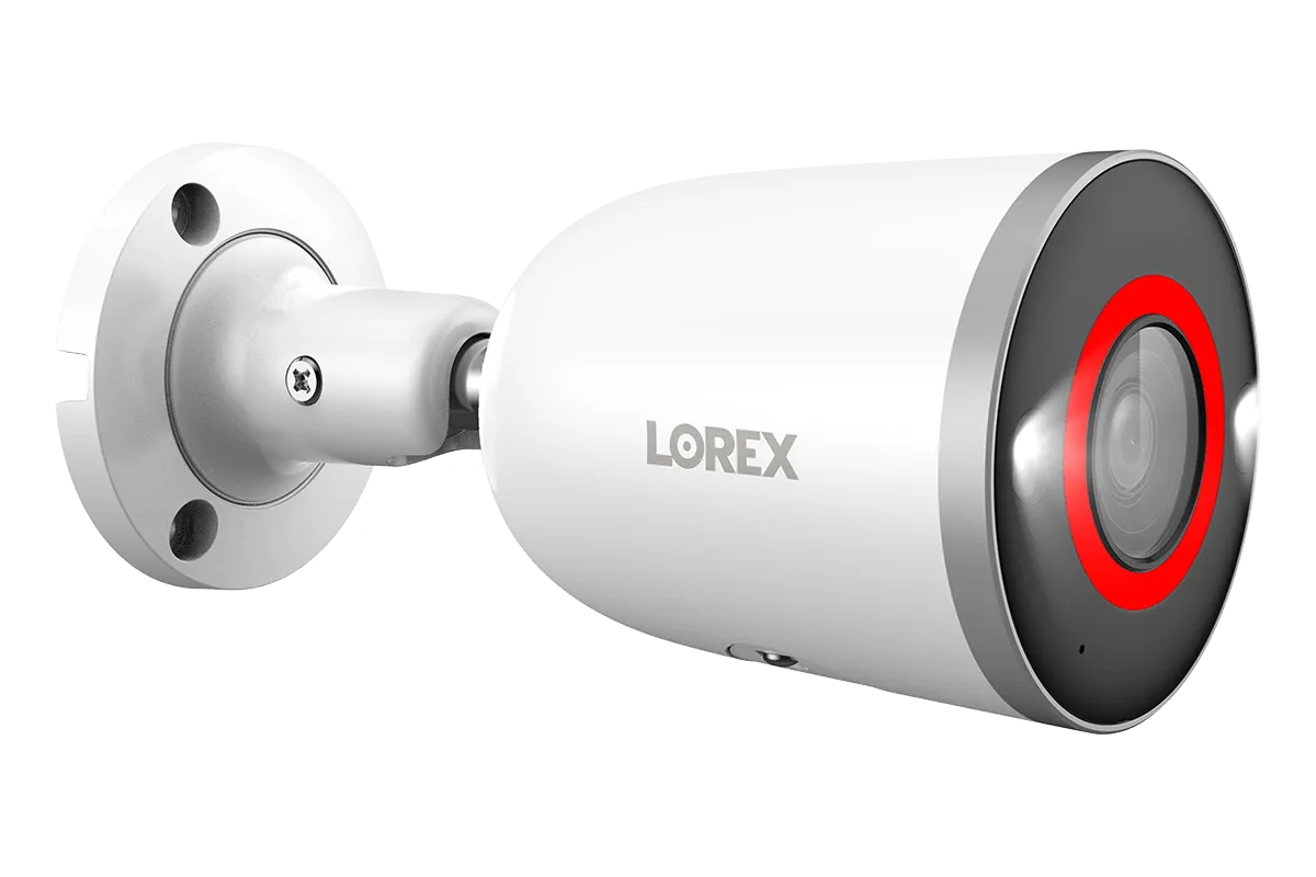 Lorex Fusion 4K 16 Camera Capable (8 Wired   8 Wi-Fi) 2TB NVR System with 4 Smart Security Lighting Bullet Cameras, One 2K Pan-Tilt Camera and One 2K Indoor Wi-Fi Camera