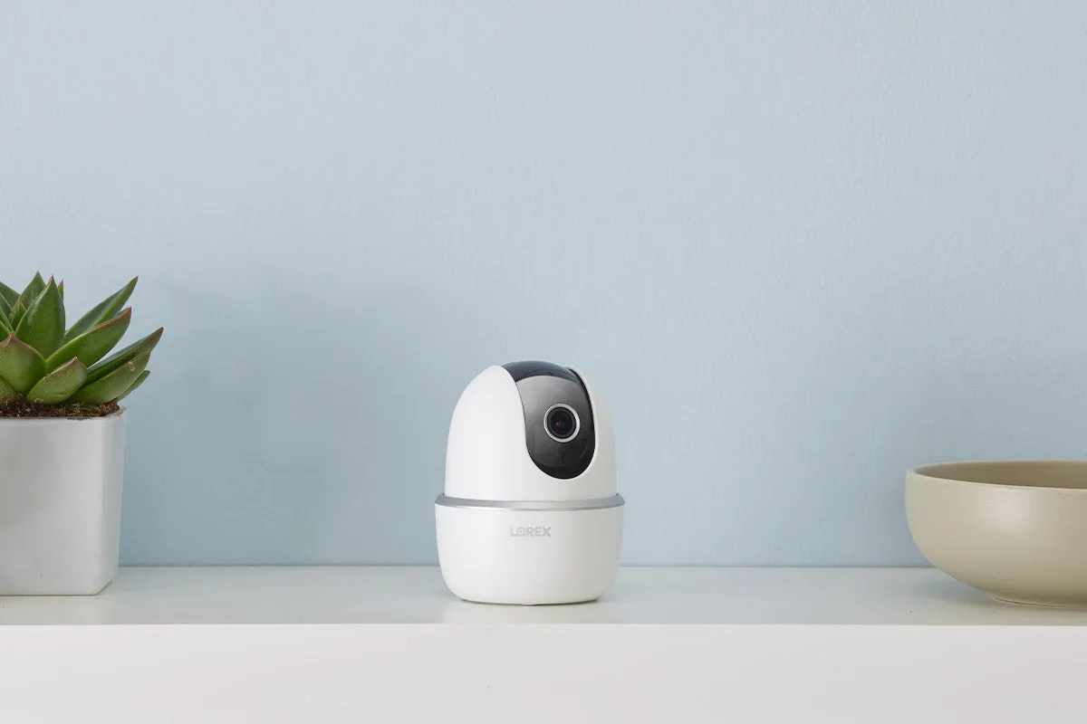 Lorex Fusion 4K 16 Camera Capable (8 Wired   8 Wi-Fi) 2TB NVR System with 4 Smart Security Lighting Dome Cameras, One 2K Pan-Tilt Camera, and One 2K Indoor Wi-Fi Camera