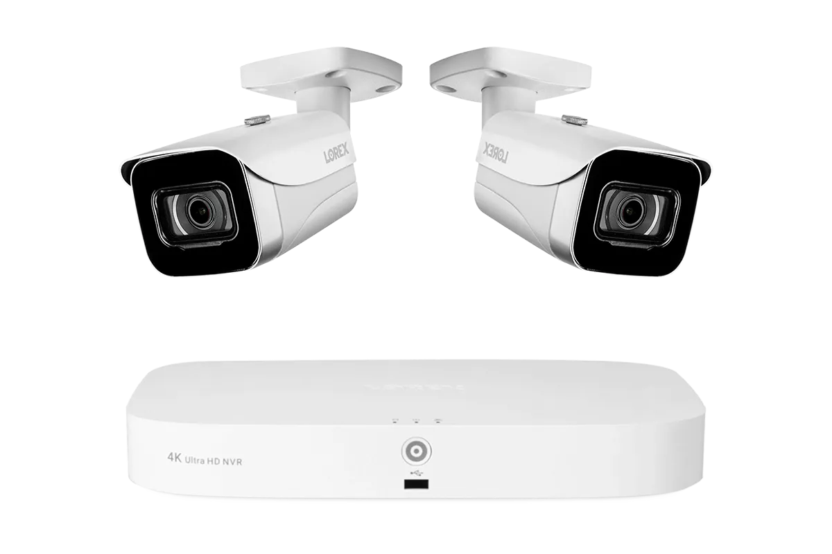 Lorex Fusion 4K 16-Camera Capable (8 Wired   8 Wi-Fi) 2TB NVR System with Bullet Cameras